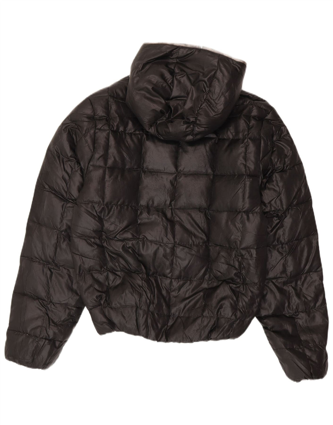 Zara Veste matelassée à capuche pour garçon 13-14 ans XL Noir Polyester