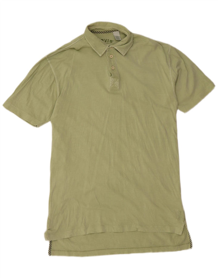ORVIS Polo Homme Vert Moyen Coton