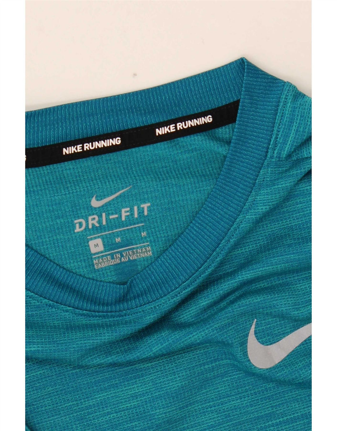 Nike Homme Dri Fit T-Shirt Haut Bleu Moyen Moucheté