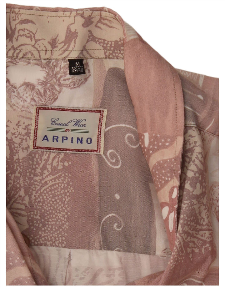 ARPINO Chemise manches courtes homme taille 39/40 rose moyen patchwork