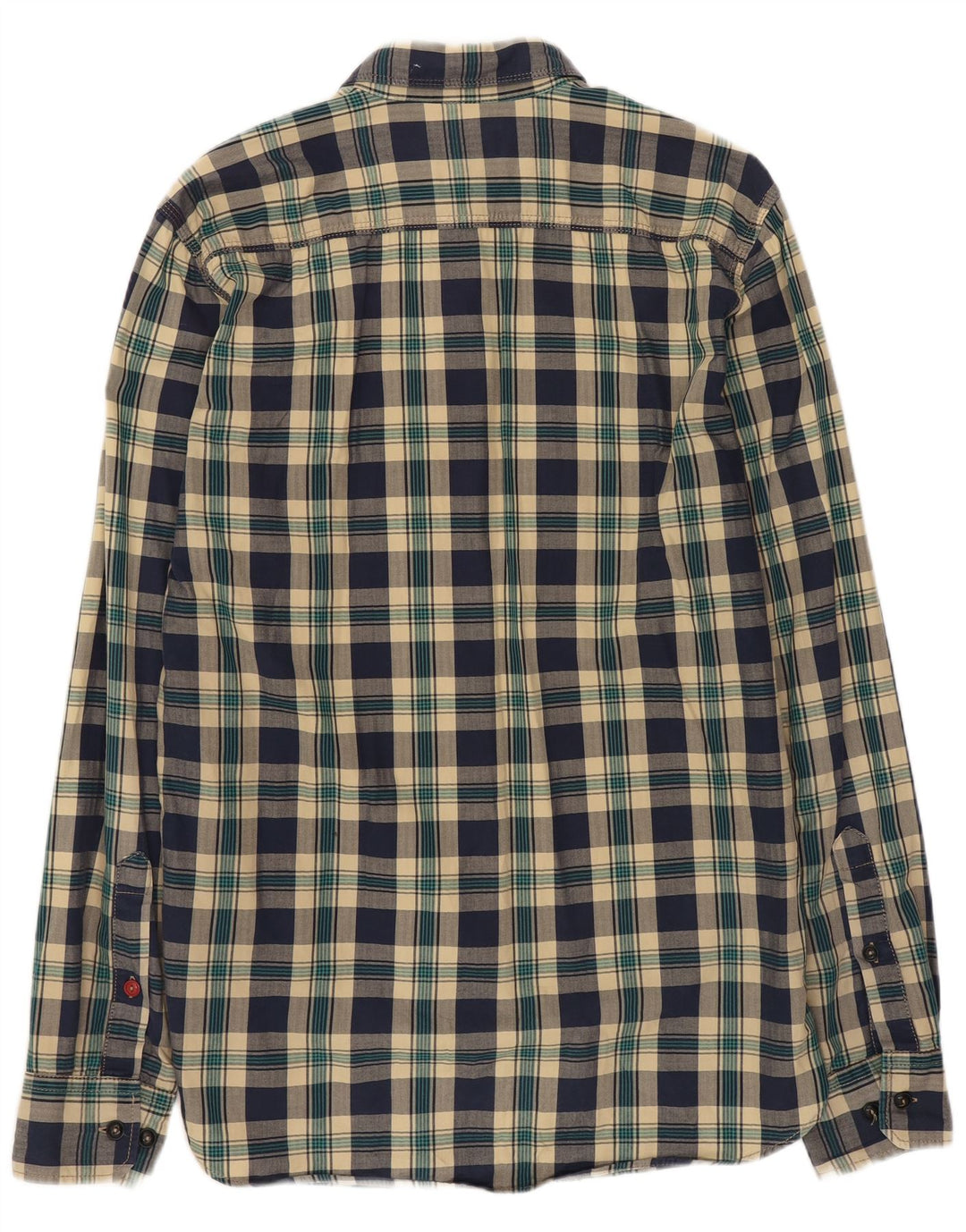 JACK & JONES Chemise Flanelle Homme Bleu Marine Moyen à Carreaux Coton