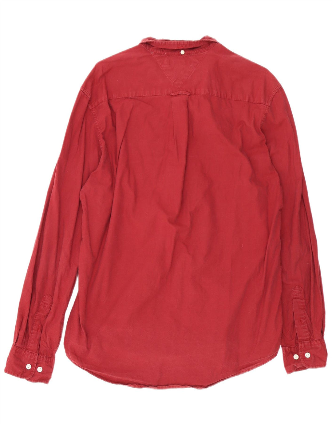 TOMMY HILFIGER Chemise Homme Large Coton Bordeaux