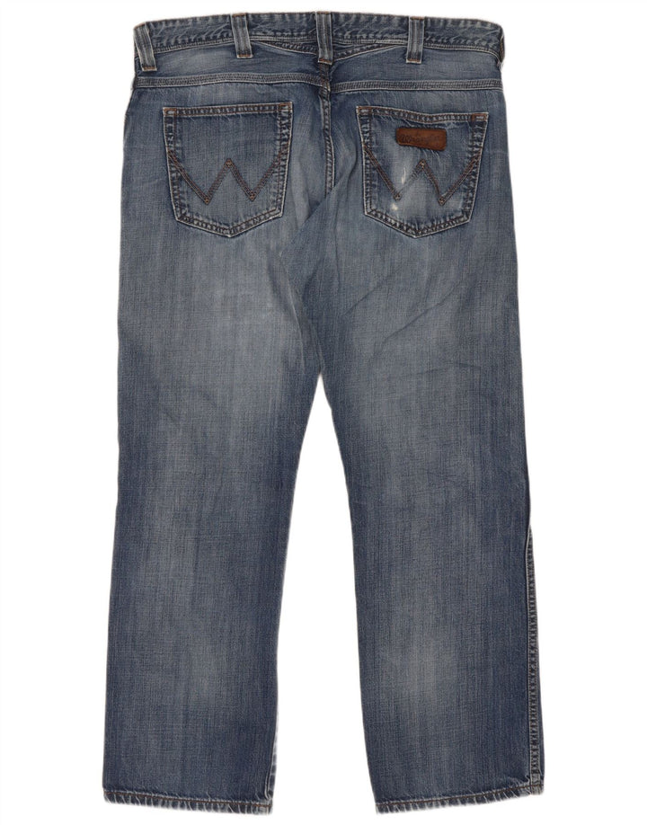 Wrangler Jean Droit Clyde Homme W36 L30 Bleu Coton