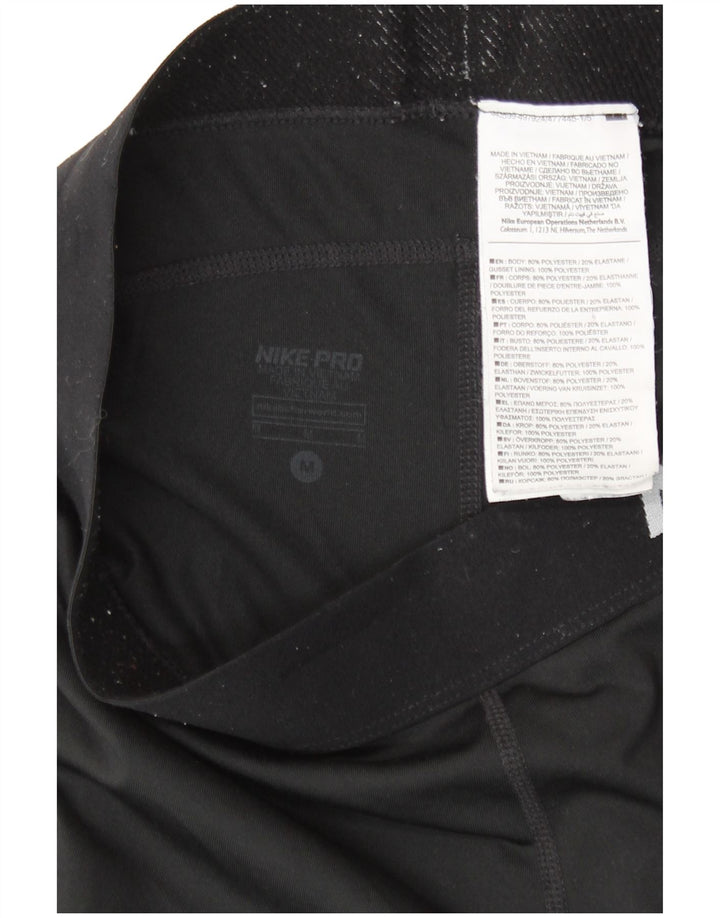 Nike Legging Capri Dri Fit Graphic pour femme UK 12 Noir moyen Polyester