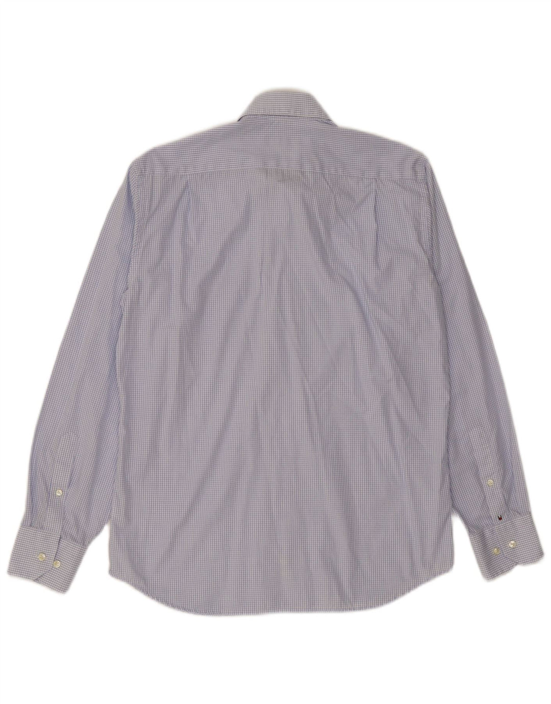 Tommy Hilfiger Chemise homme Taille 38 15 Coton à carreaux bleu moyen