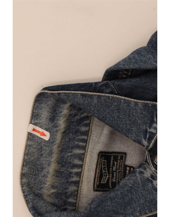 Gas Veste en jean pour homme UK 38 Bleu moyen Coton