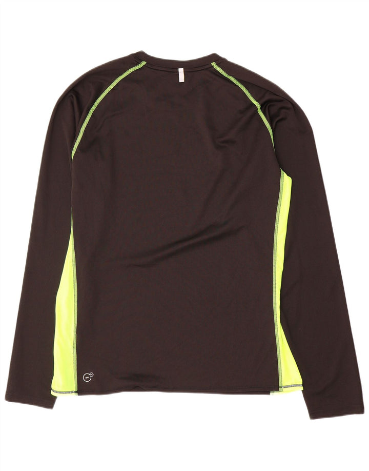 Puma Haut à manches longues pour homme Large Noir Colourblock