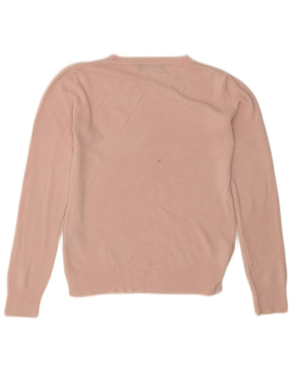 Marks & Spencer Pull surdimensionné à col bateau pour femme UK 6 XS Rose