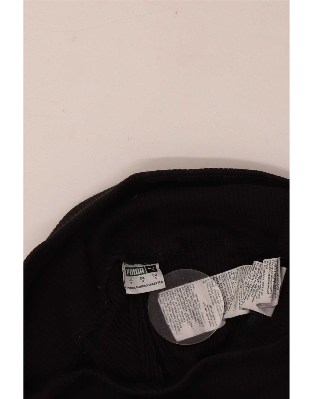 Puma Leggings Femme UK 10 Petit Noir Coton