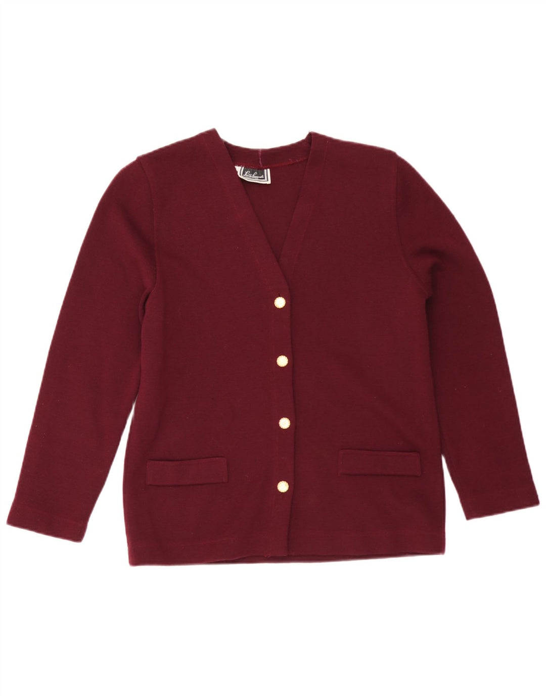 Luisa Spagnoli Cardigan pour femme en laine marron moyen UK 14