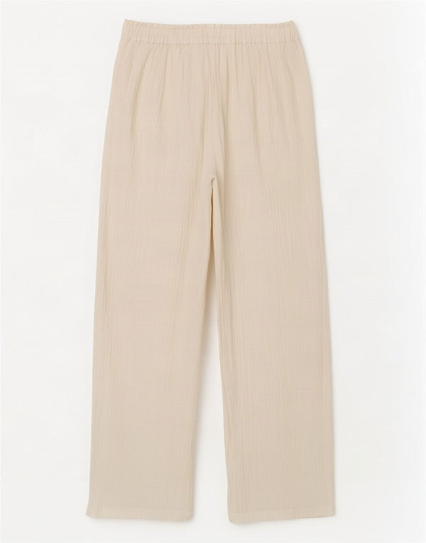 Marks & Spencer Pantalon taille haute pour femme UK 8 Small W28 L30 Blanc