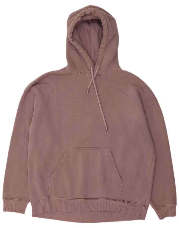 Zara Pull à capuche surdimensionné pour femme UK 10 Petit Rose