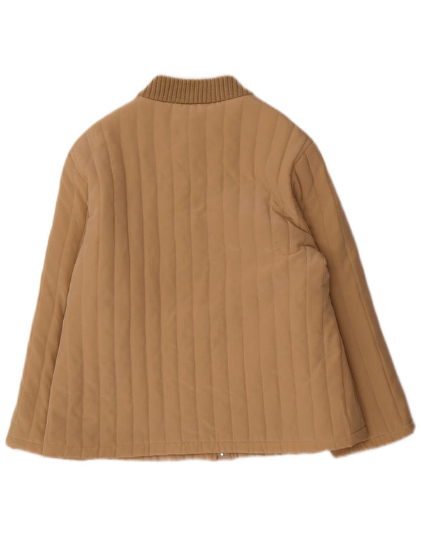 cherie Veste Bomber Femme IT 48 XL Beige Soie