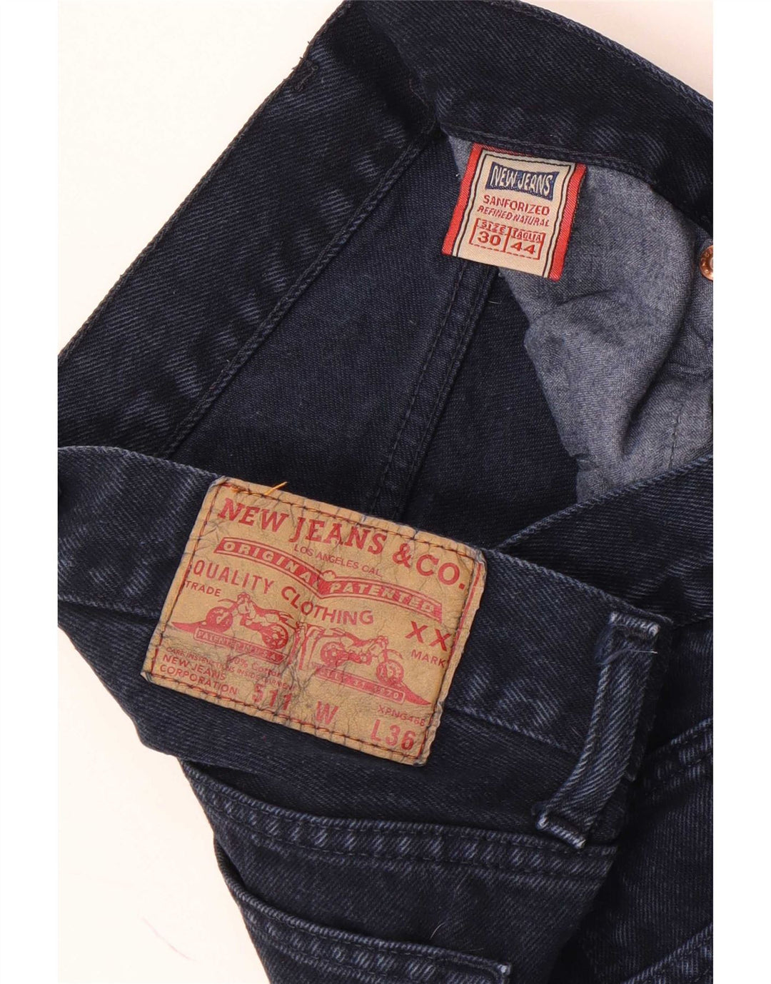 Nouveau Jean homme 511 Slim W30 L28 bleu marine coton