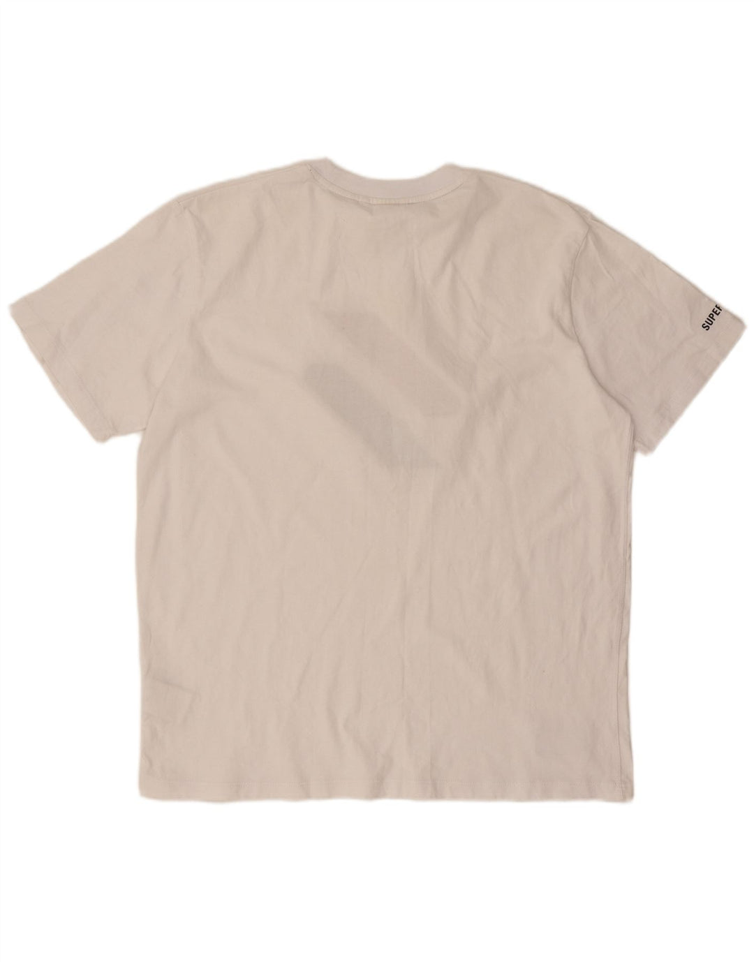 Superdry T-Shirt Graphique Homme Grand Blanc Coton