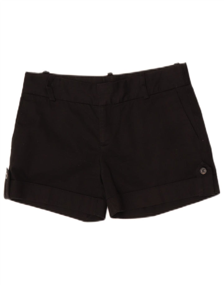 Zara Short Chino Femme Petit W26 Coton Noir