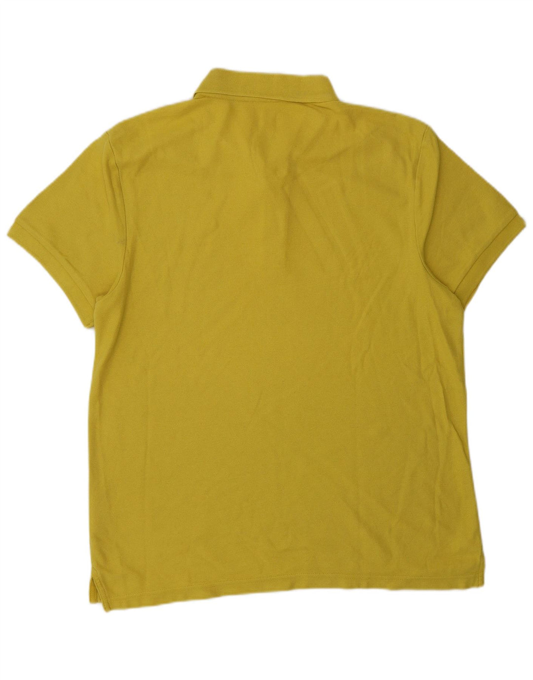 NIKE Polo Homme Coton Jaune Moyen