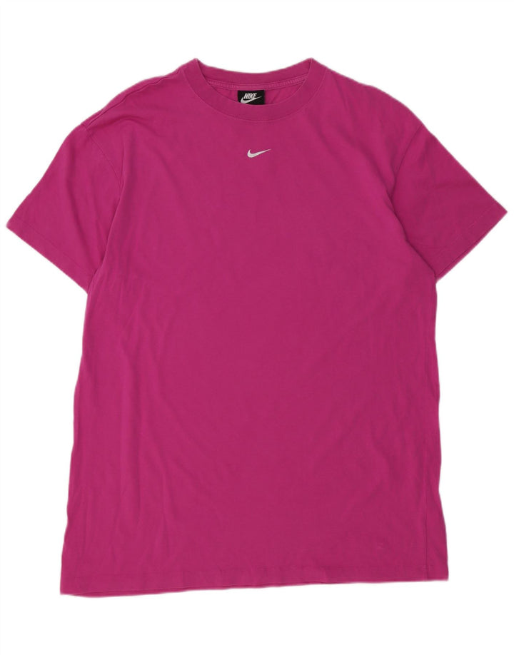 NIKE T-Shirt Homme Haut Large Rose Coton