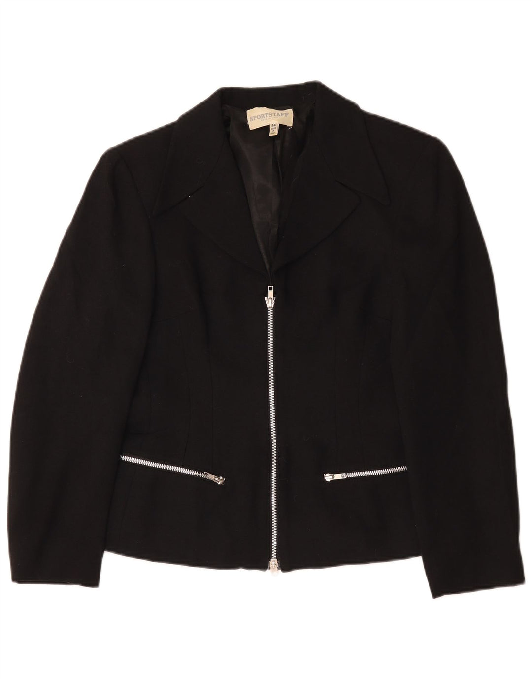 Sport Staff Veste blazer zippée pour femme IT 44 Noir moyen