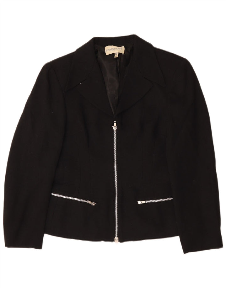Sport Staff Veste blazer zippée pour femme IT 44 Noir moyen