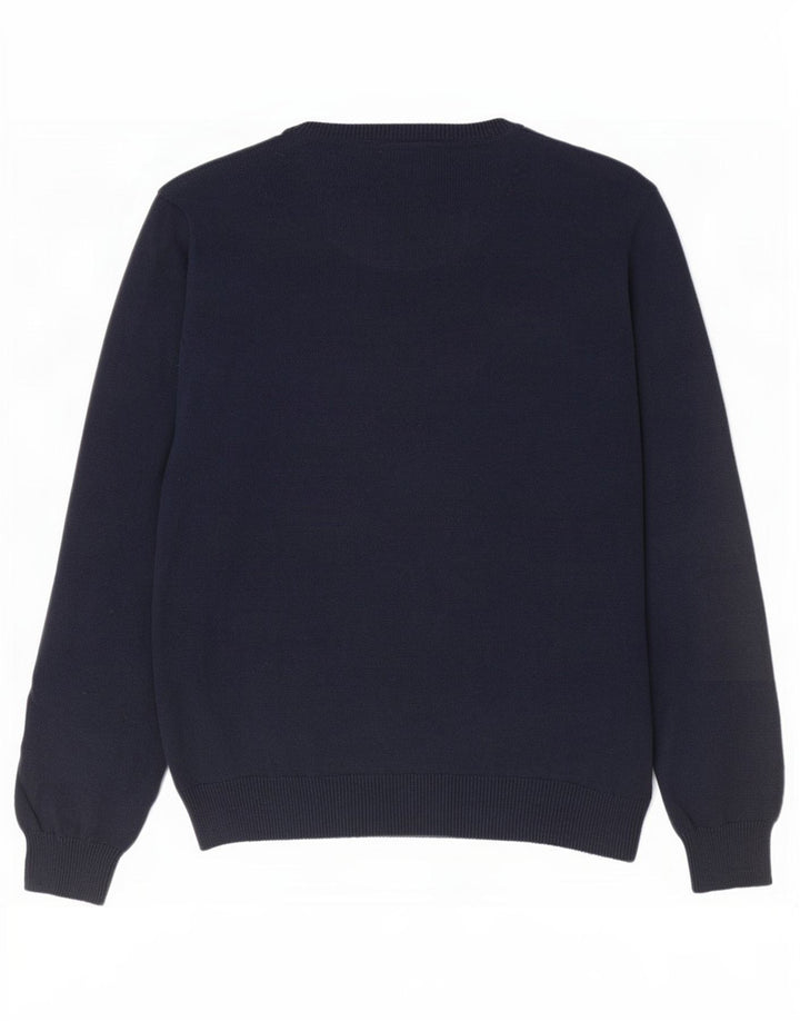 Marks & Spencer Pull à col bateau Blue Harbor pour hommes, grand bleu marine