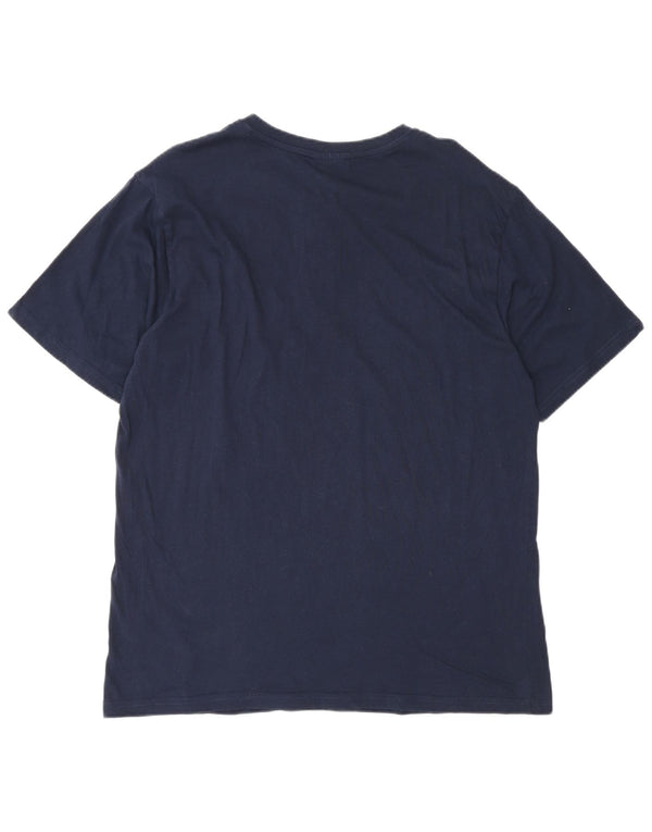 Fila T-Shirt Homme Top XL Bleu Marine Coton