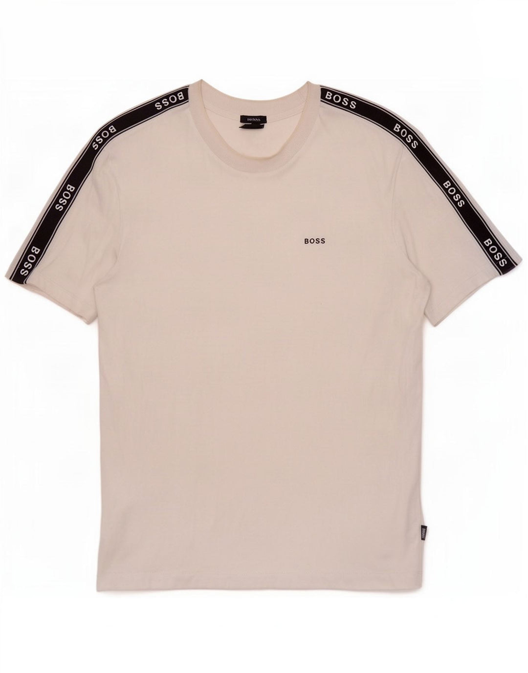 Hugo Boss Homme T-shirt graphique en coton color block blanc moyen