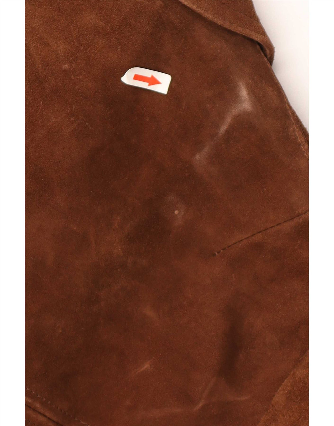 veste en daim homme vintage UK 36 Petit Brun