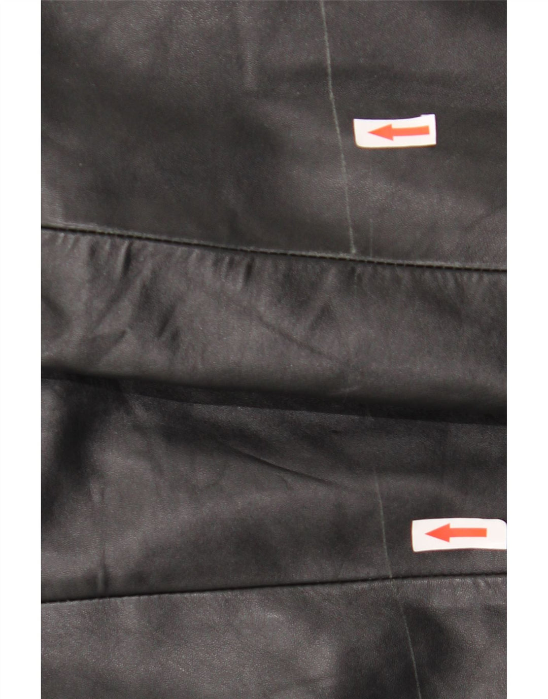 Helium Manteau en cuir pour femme UK 10 Petit Noir