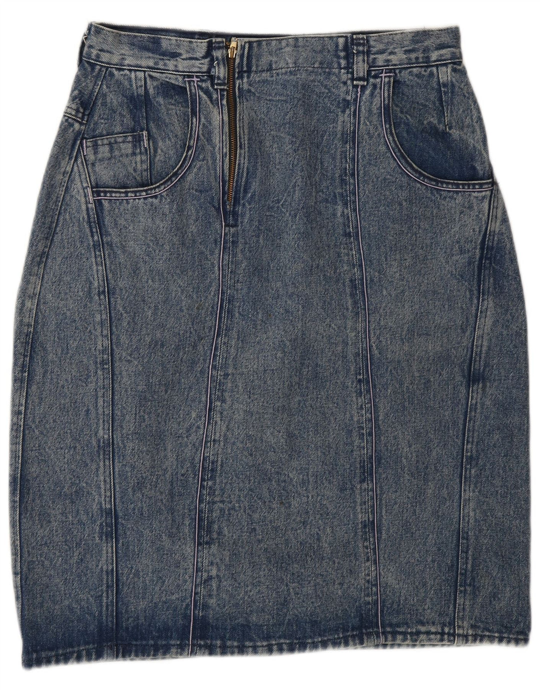 BLOOMING Jupe en Jean Femme XS W24 Bleu