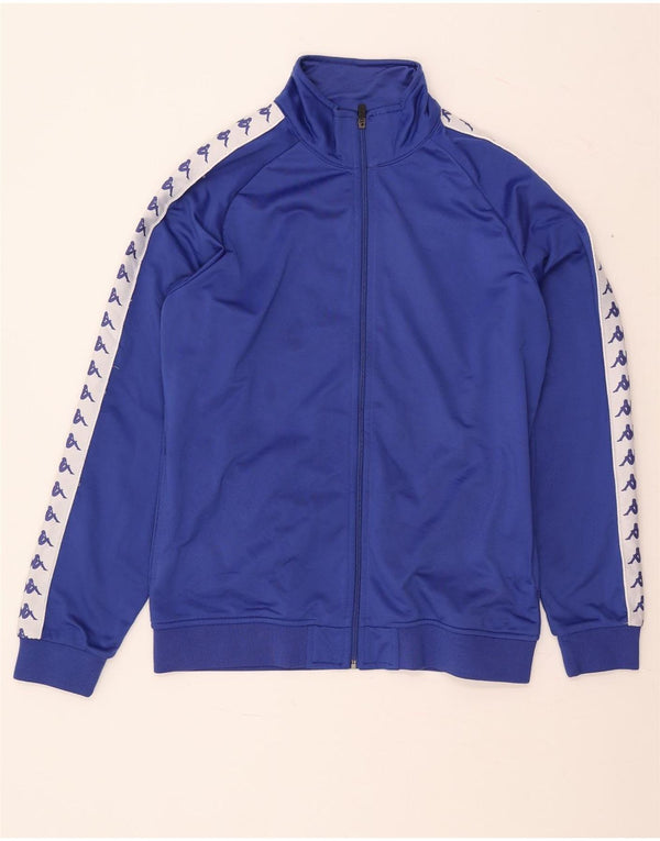 Kappa Veste de Survêtement Graphique pour Homme 2XL Bleu Colorblock