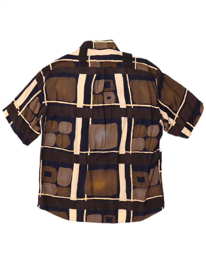 Tipo' S Chemise À Manches Courtes Homme Medium Multicolore Géométrique Viscose