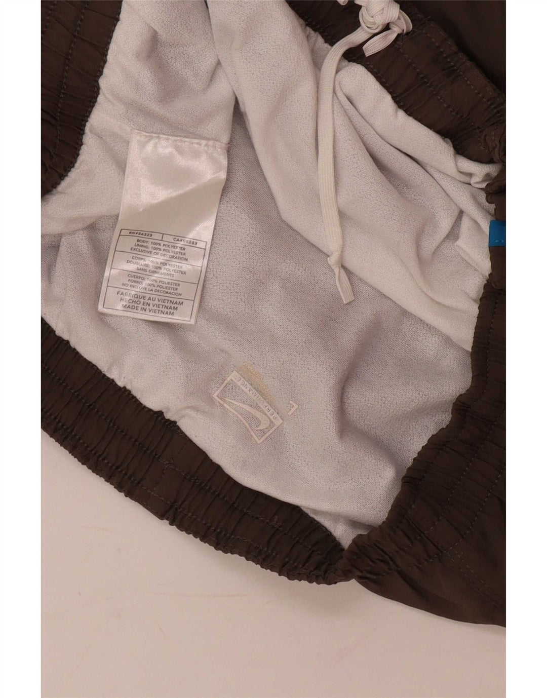 Nike Short de sport pour homme Large en polyester color block marron
