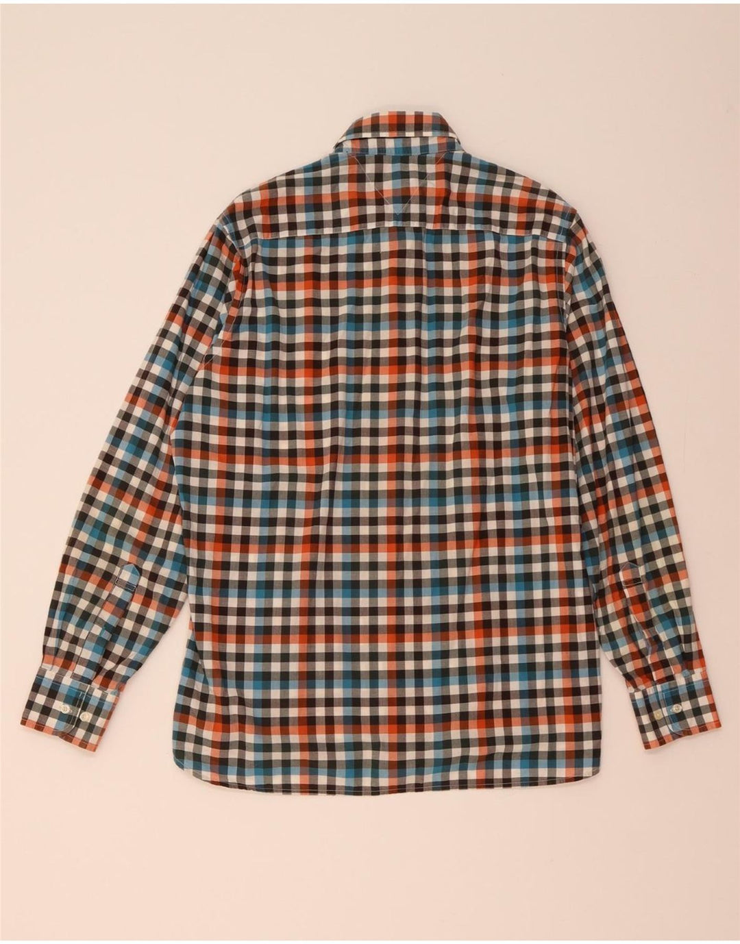 TOMMY HILFIGER Chemise Custom Fit Homme Coton à Carreaux Multicolore Moyen