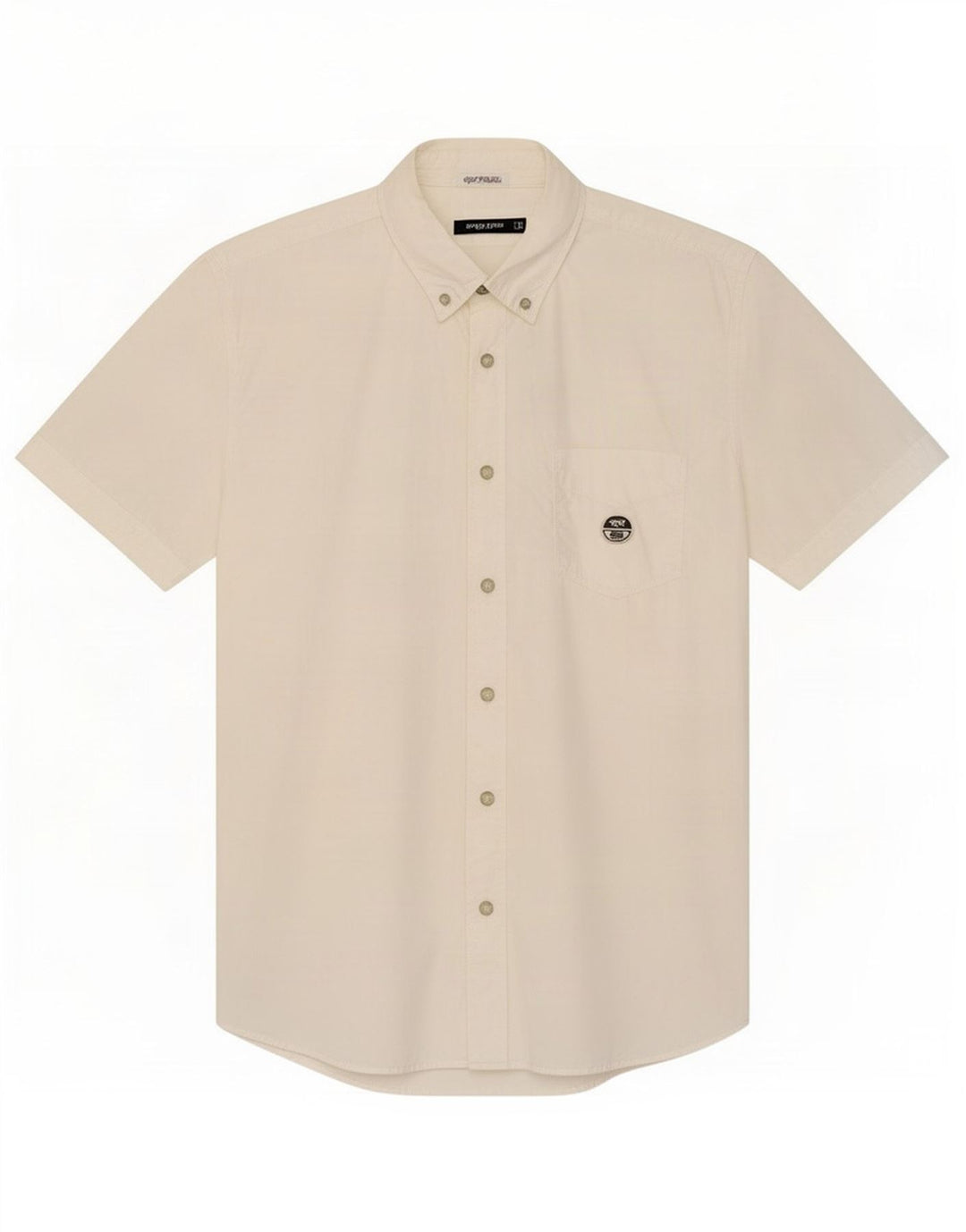 North Sails Chemise à manches courtes pour hommes Grand coton blanc