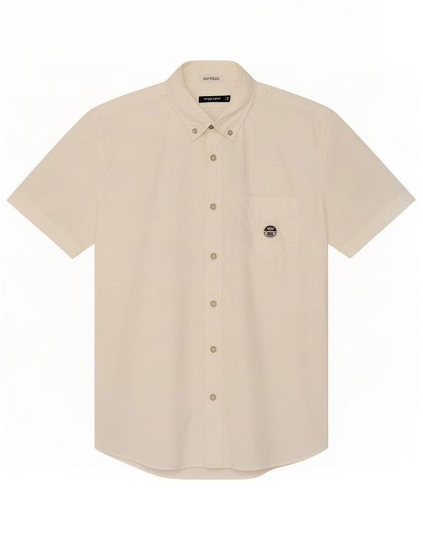 North Sails Chemise à manches courtes pour hommes Grand coton blanc