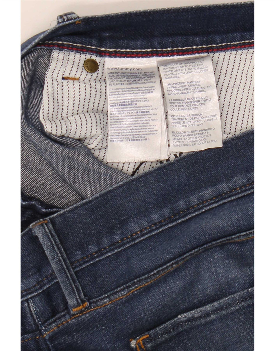 Tommy Hilfiger Jean Slim Bleecker Homme W40 L34 Bleu Coton