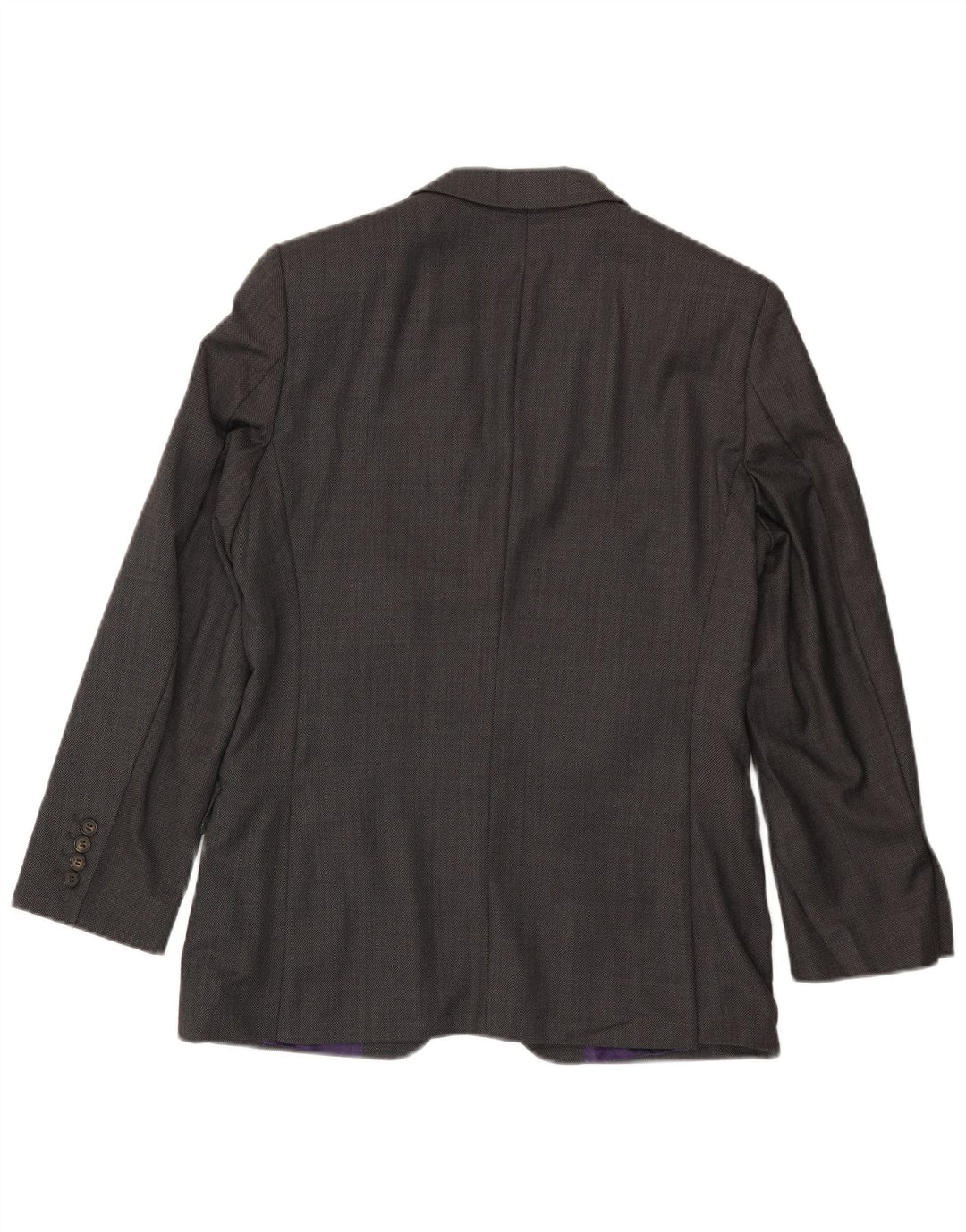 Ted Baker Veste Blazer 2 Boutons Homme UK 36 Petite Laine Grise