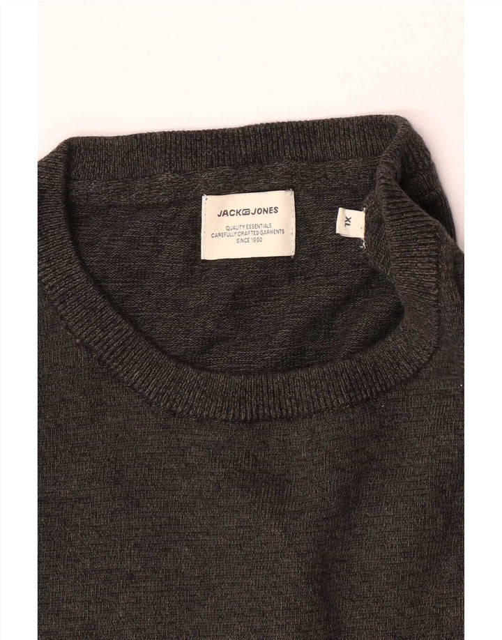 Jack & Jones Pull à col rond pour homme XL Gris