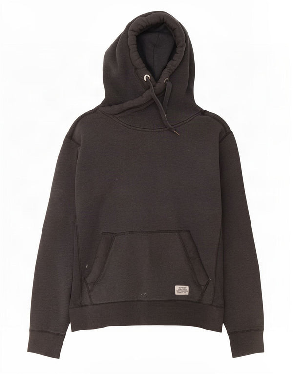 Superdry Pull à capuche pour homme Large Gris Coton
