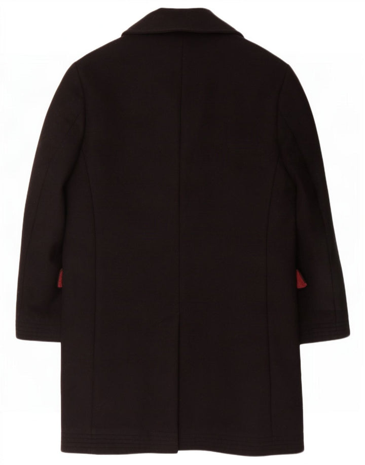 Barbour Manteau à double boutonnage pour hommes UK 44 2XL Laine noire