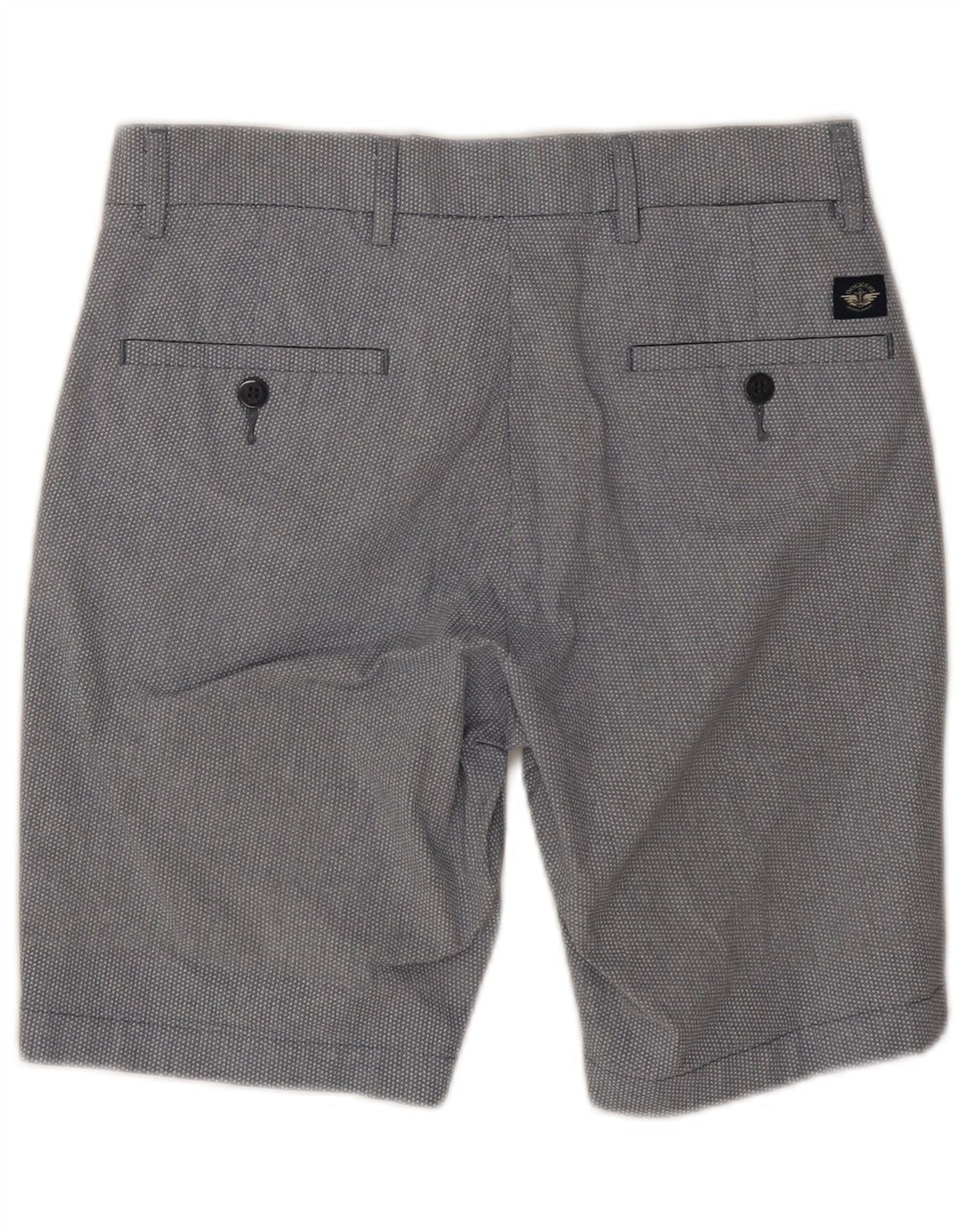 Dockers Short Chino Flex W28 Homme Gris Moyen à Pois Coton