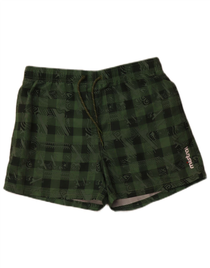 MISTRAL Short de bain graphique homme grand vert polyester