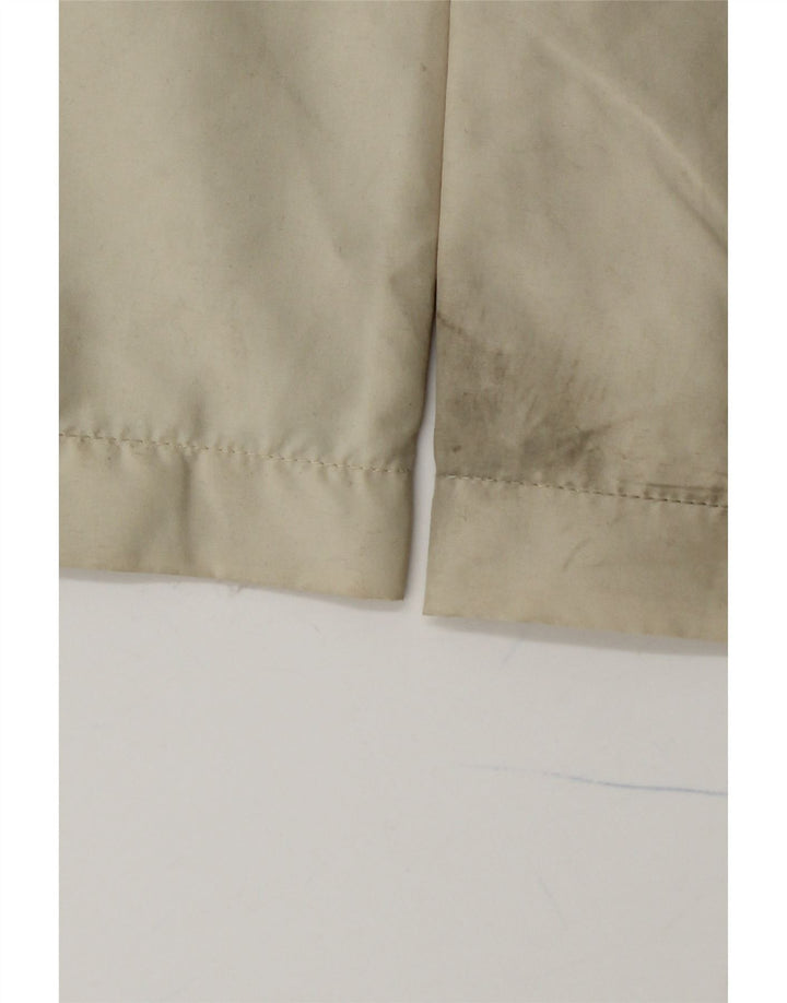 REEBOK Pantalon de survêtement pour femme UK 14 Large Beige Colourblock Polyester