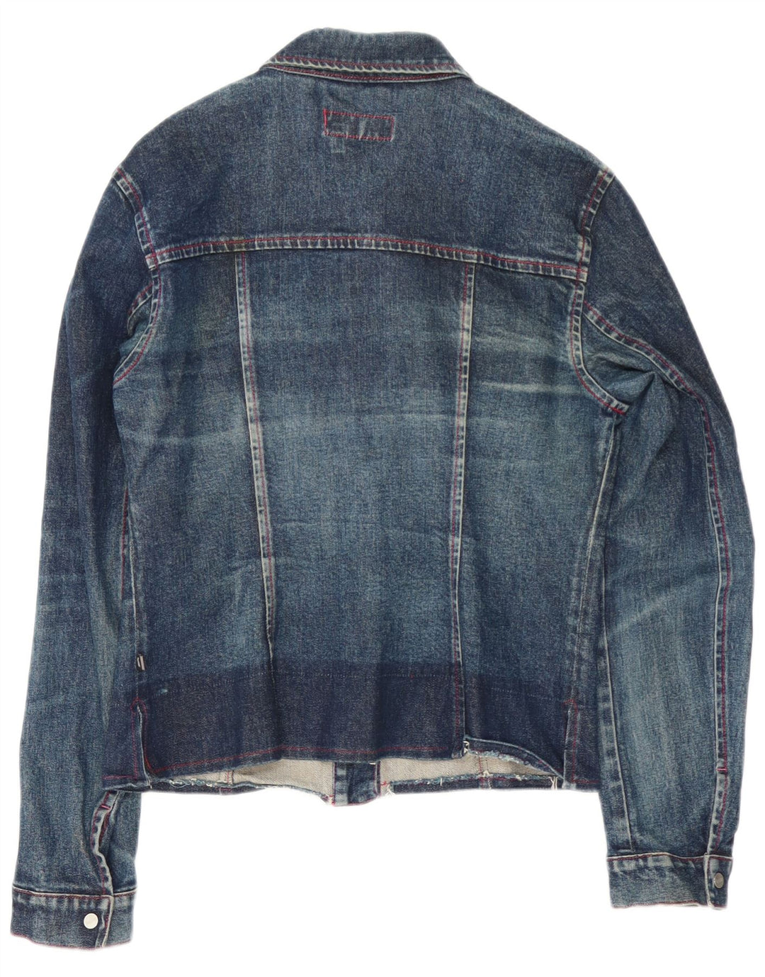 Gas Veste en jean pour femme UK 14 Large Bleu