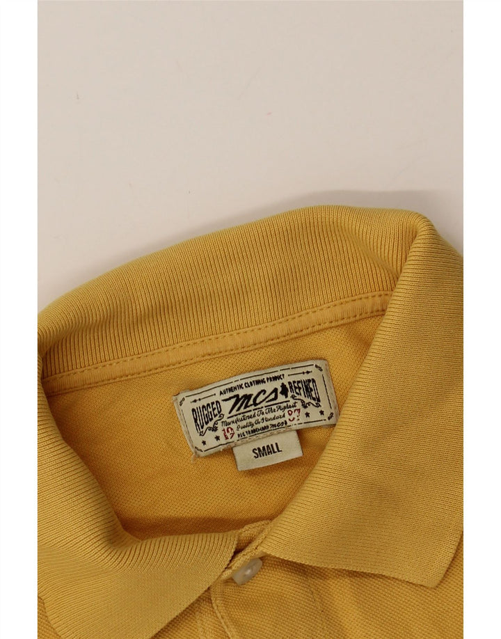 MARLBORO CLASSICS Mens Polo Shirt Small Yellow Cotton Vintage Marlboro Classics and Second-Hand Marlboro Classics from Messina Hembry 