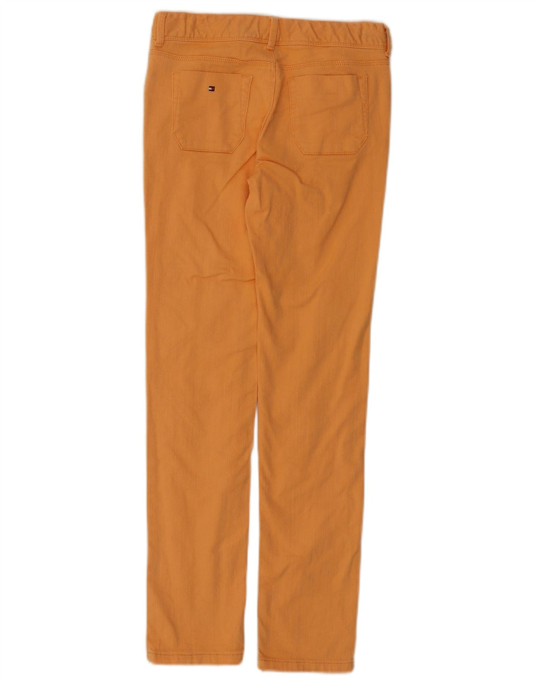 TOMMY HILFIGER Pantalon décontracté skinny pour fille 11-12 ans W25 L27 Orange