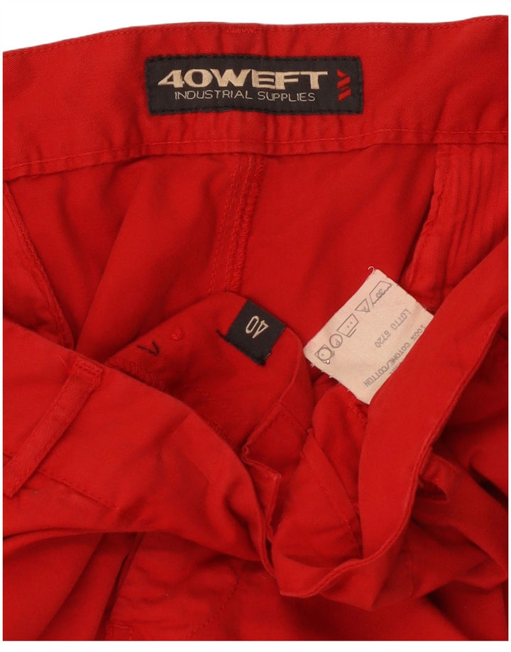 40Weft Short Cargo Homme W40 XL Coton Rouge