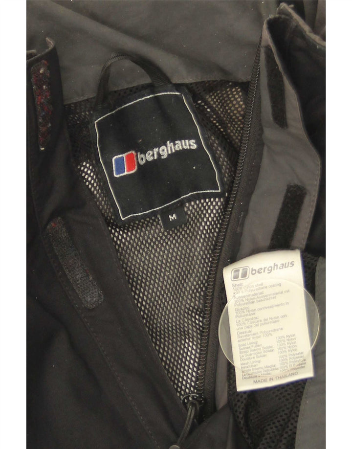 Berghaus Veste de pluie pour homme UK 38 Medium Noir Nylon