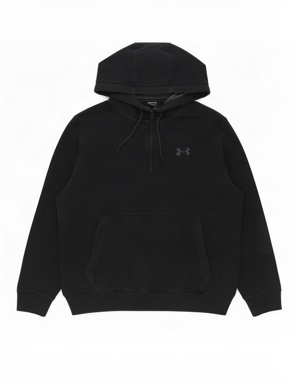 Under Armour Pull à capuche Cold Gear Zip Neck pour homme 2XL Noir